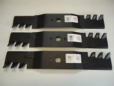 3 Mulching Blades For Cub Cadet RZT54 54" 742-0677 942-0677 742-0677A 942-0677A