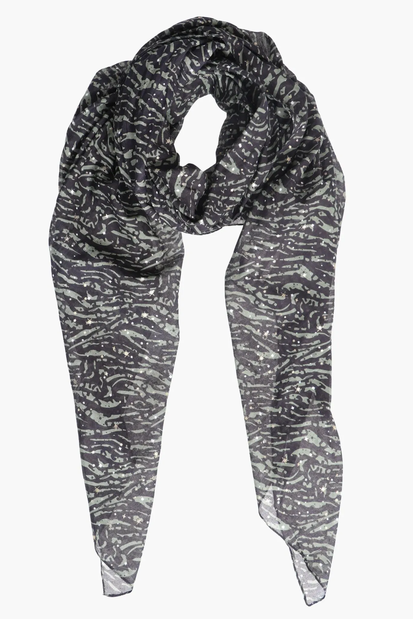 3139 Modal Blend Scarf in Zebra Print