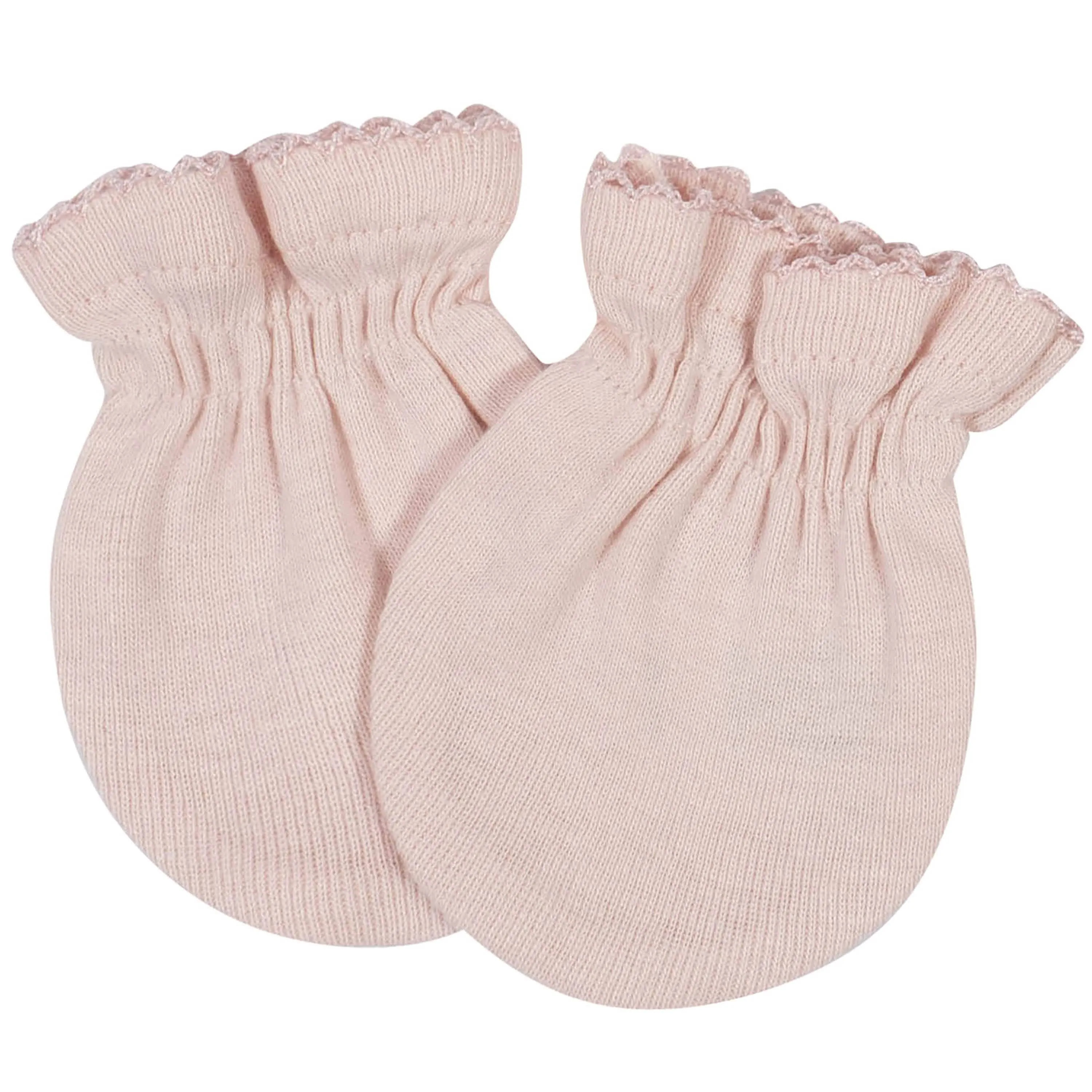 8-Pack Baby Girls Princess Organic Mittens