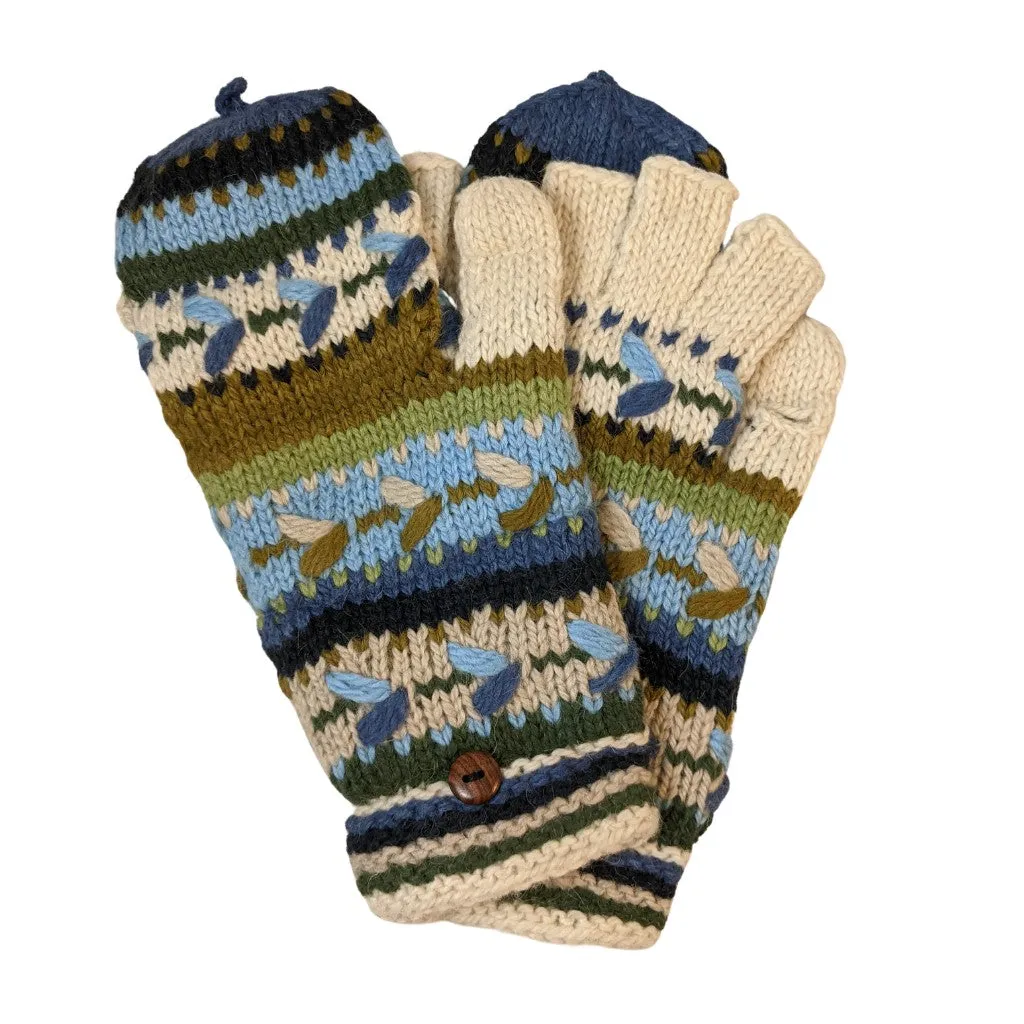 Alpaca Convertible Mittens