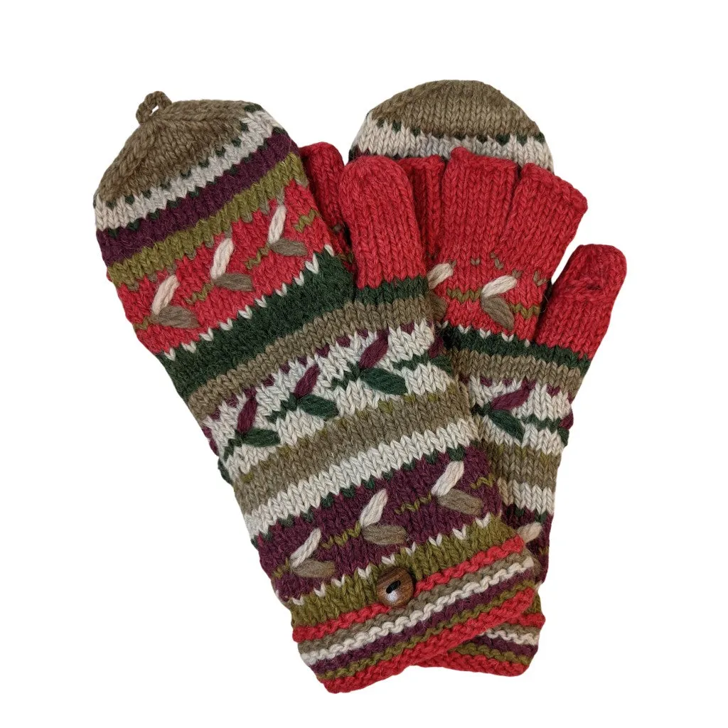 Alpaca Convertible Mittens