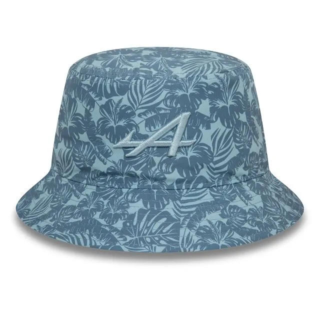 Alpine F1 Floral All Over Print Pastel Blue Bucket