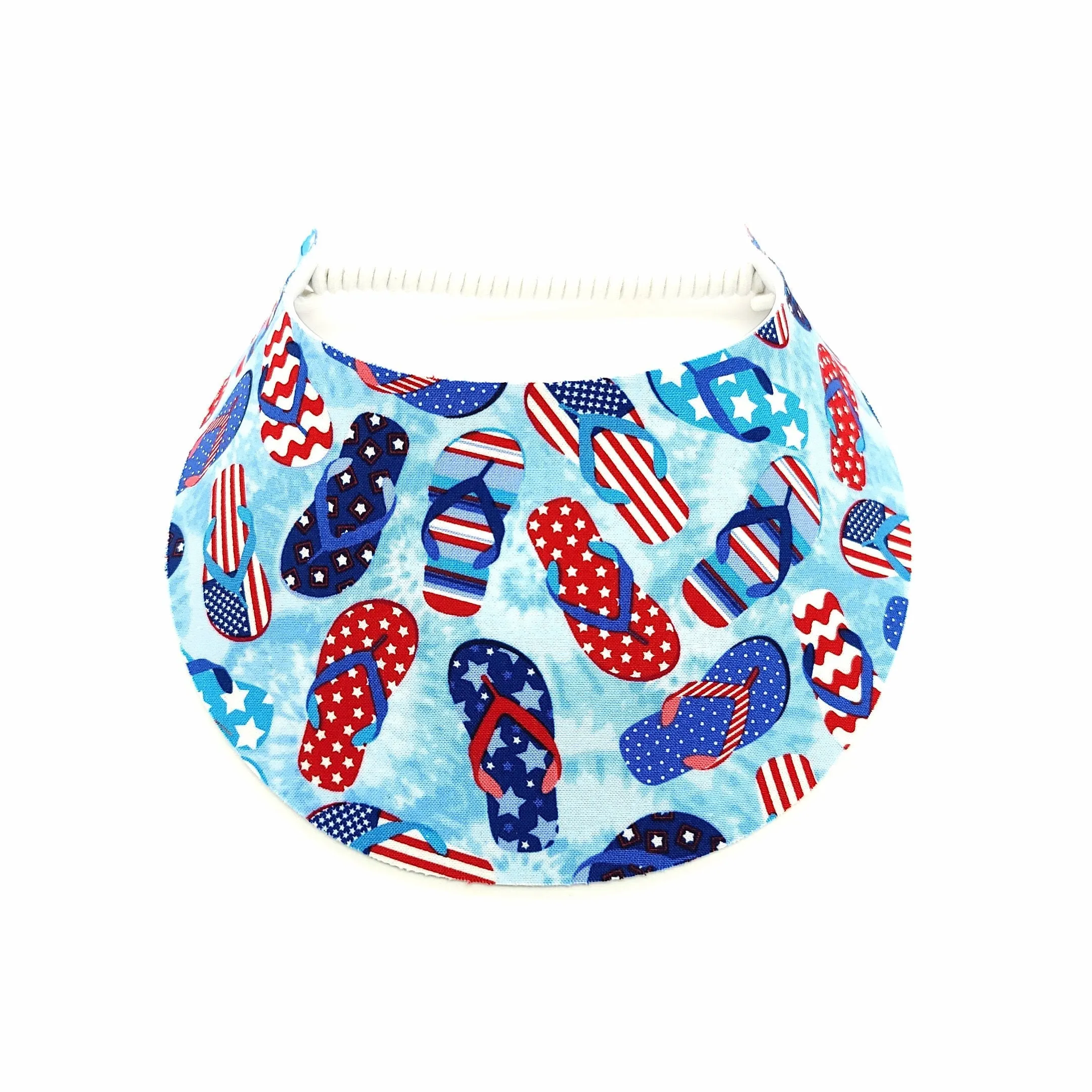 America Themed Patterns Foam Sun Visor