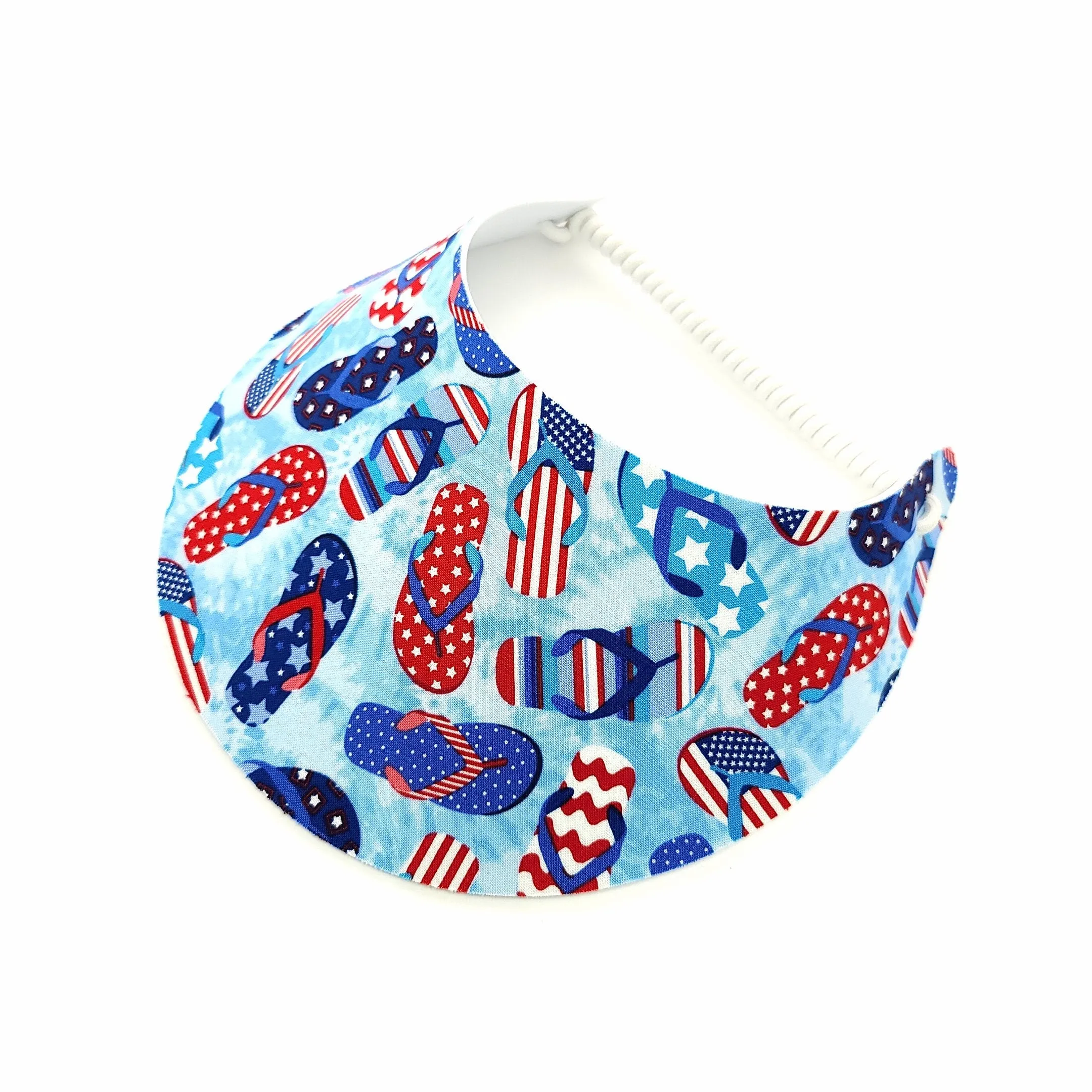 America Themed Patterns Foam Sun Visor