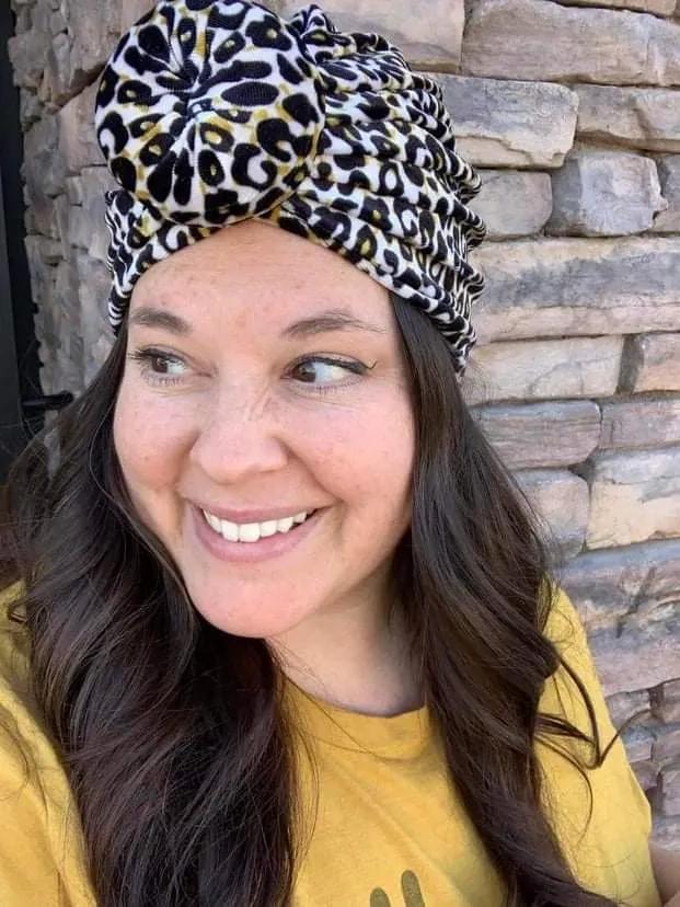 Animal Print Turban Headwrap