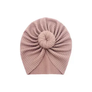 Baby Hattie Donut Turban — Blush