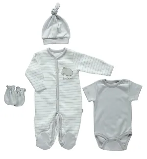 Bebetto Newborn 4-Piece Set (0-3mths)