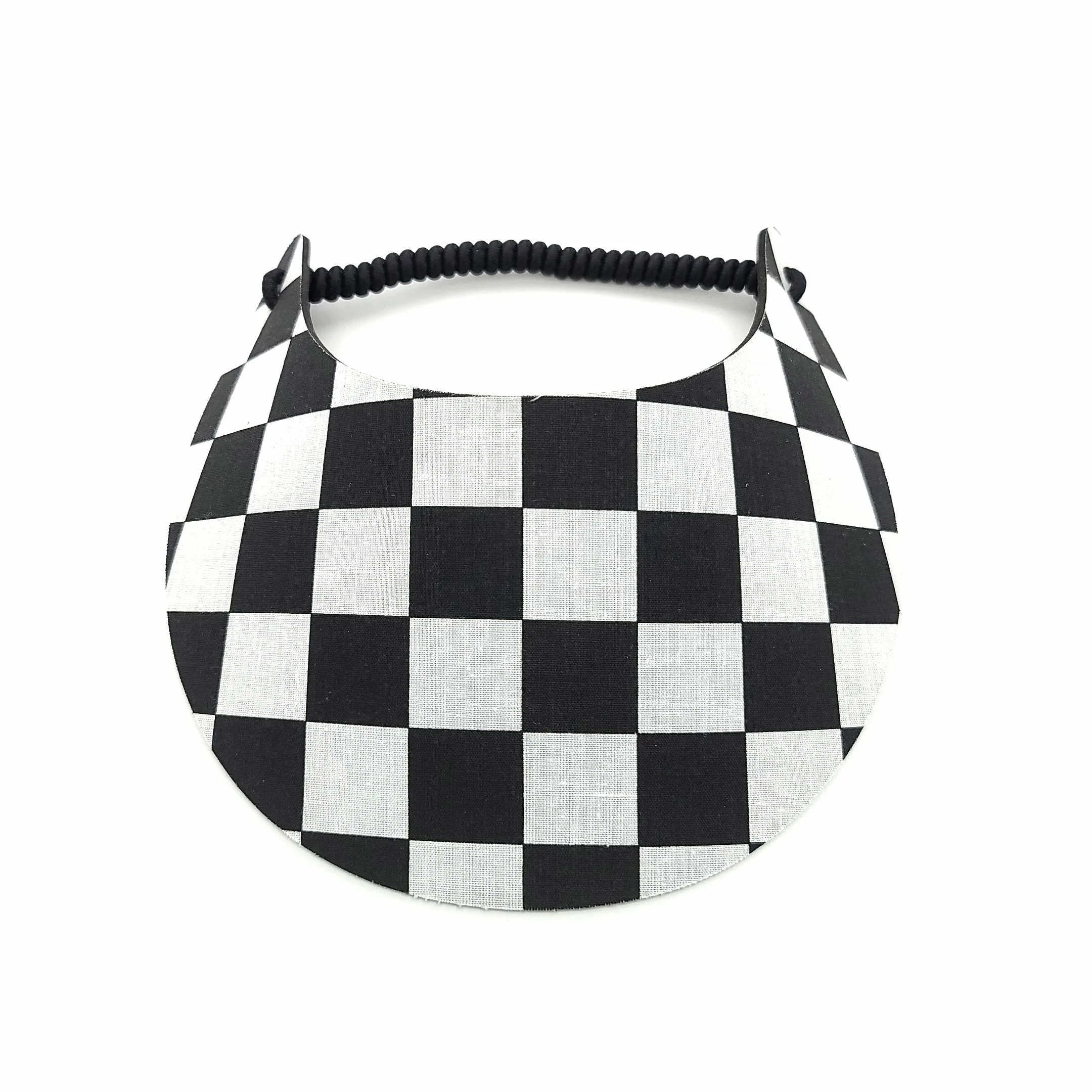 Black & White Patterns Foam Sun Visor