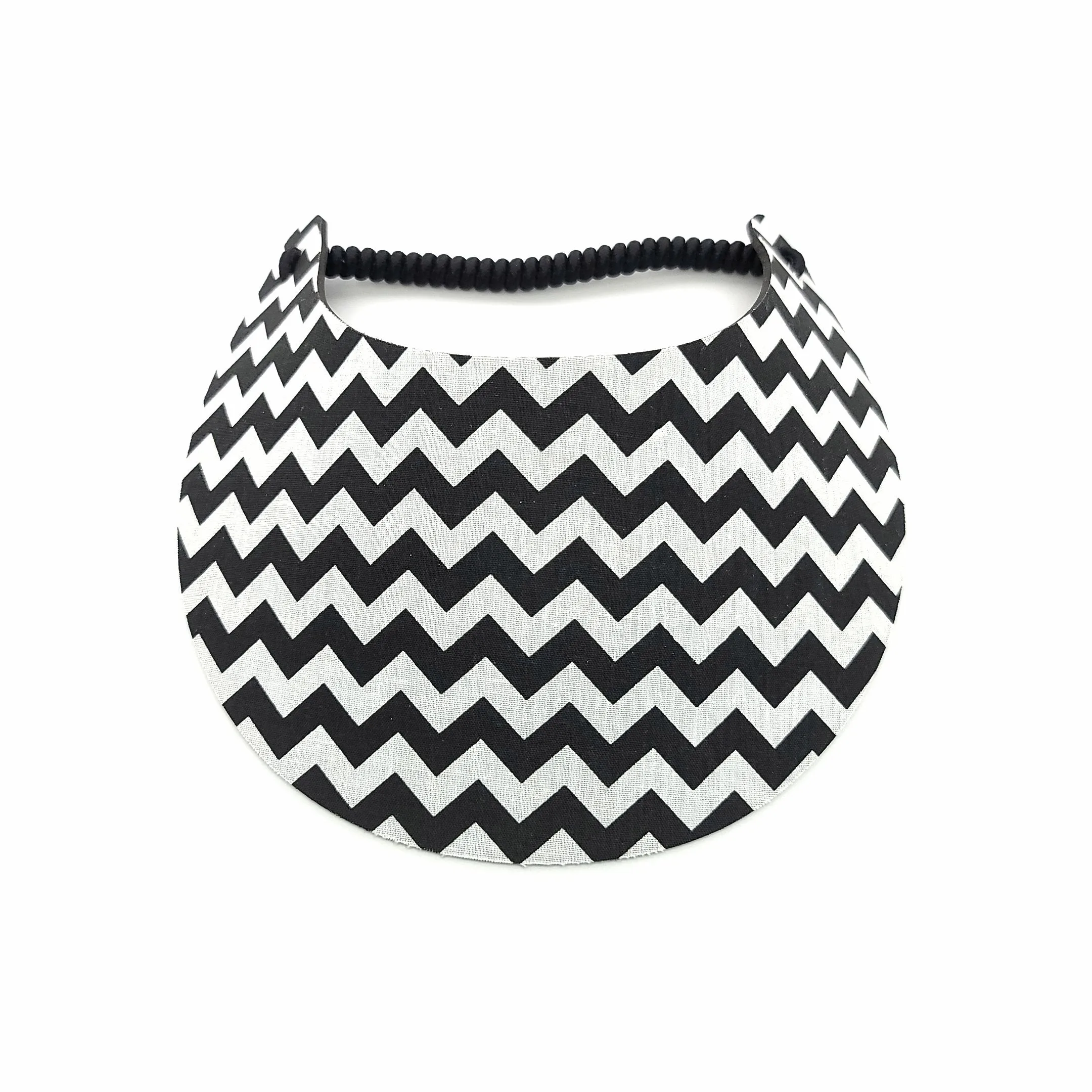 Black & White Patterns Foam Sun Visor