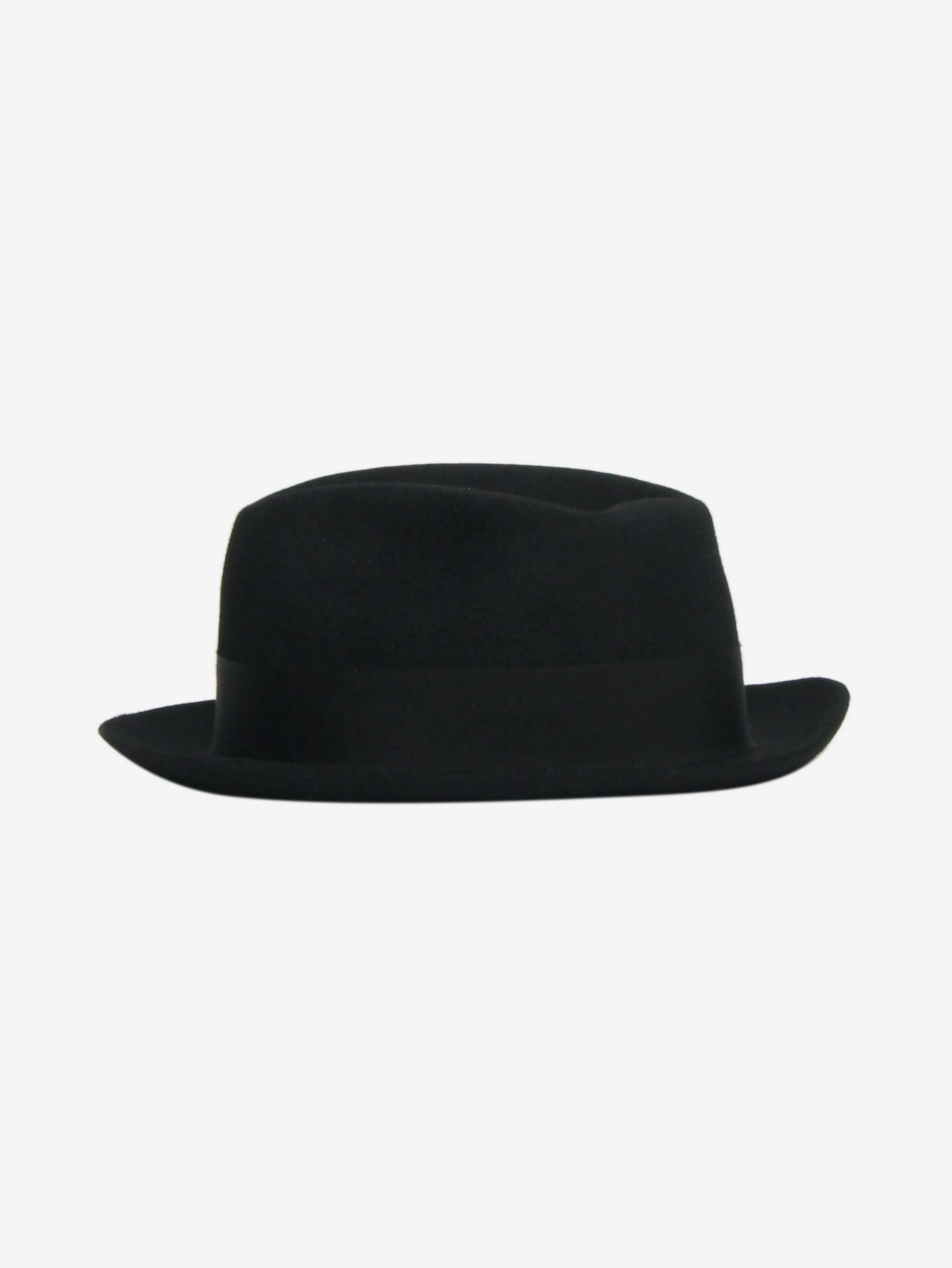 Black Trilby hat