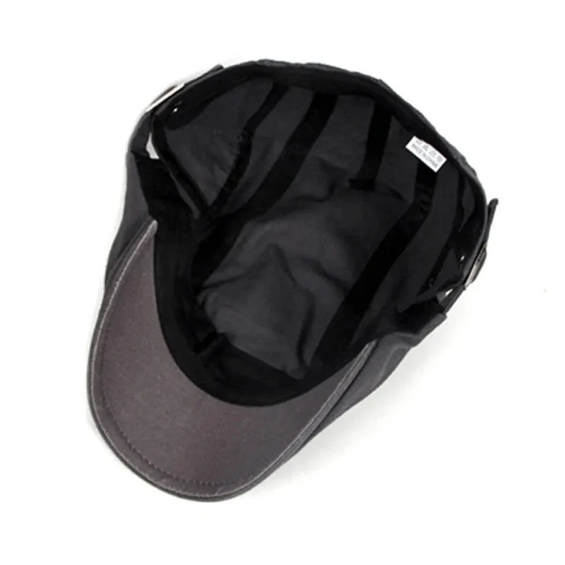 Casual Washed Cotton Spring Summer Flat Cap