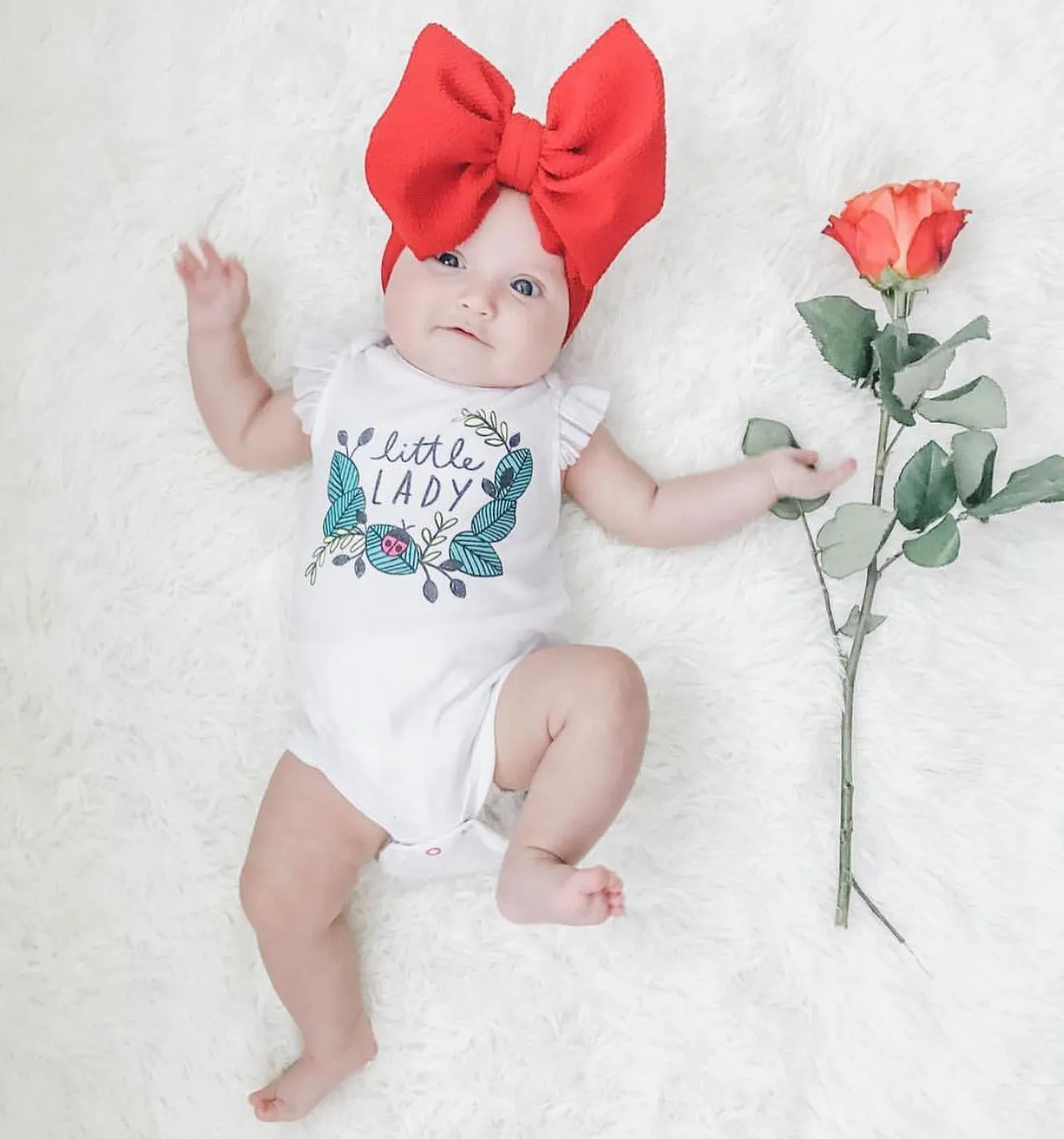 coral "chandler" newborn headwrap