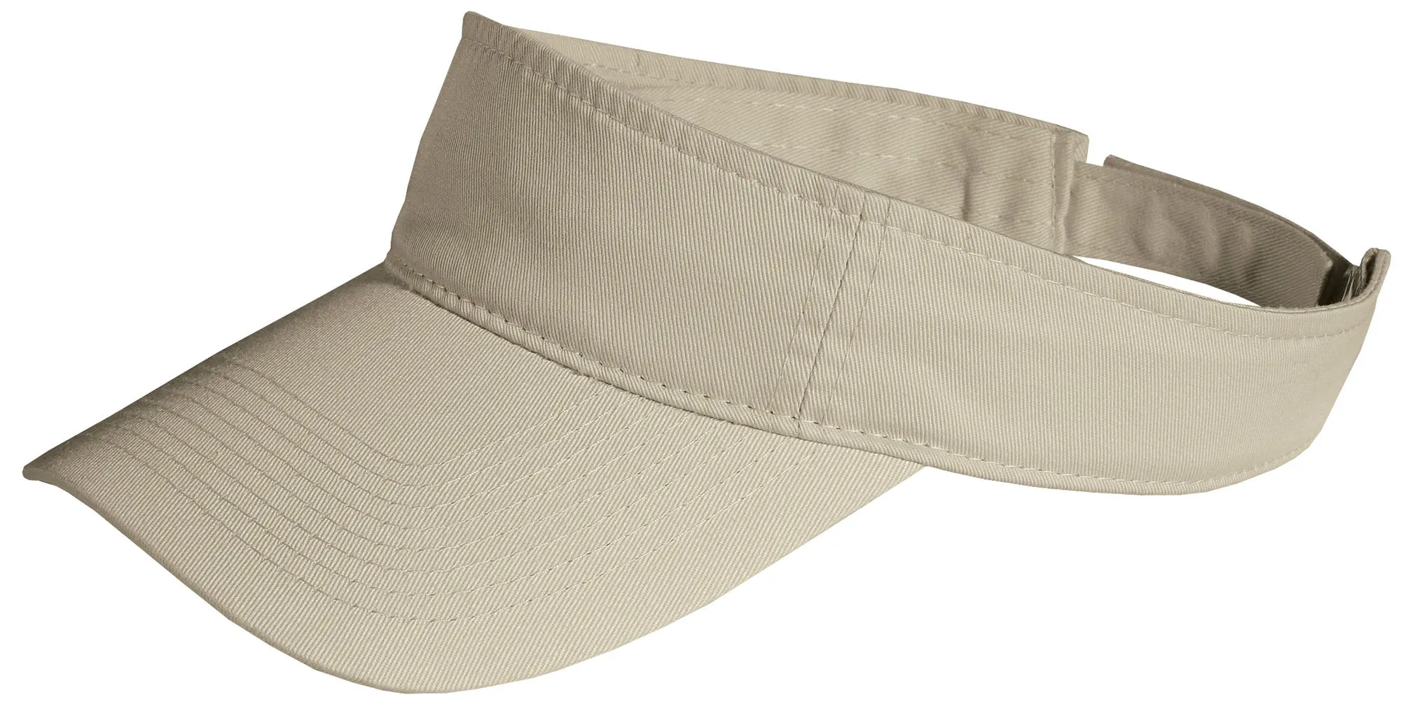 Custom Embroider Visor - Add your own embroidery logo - 4in W x 1in H