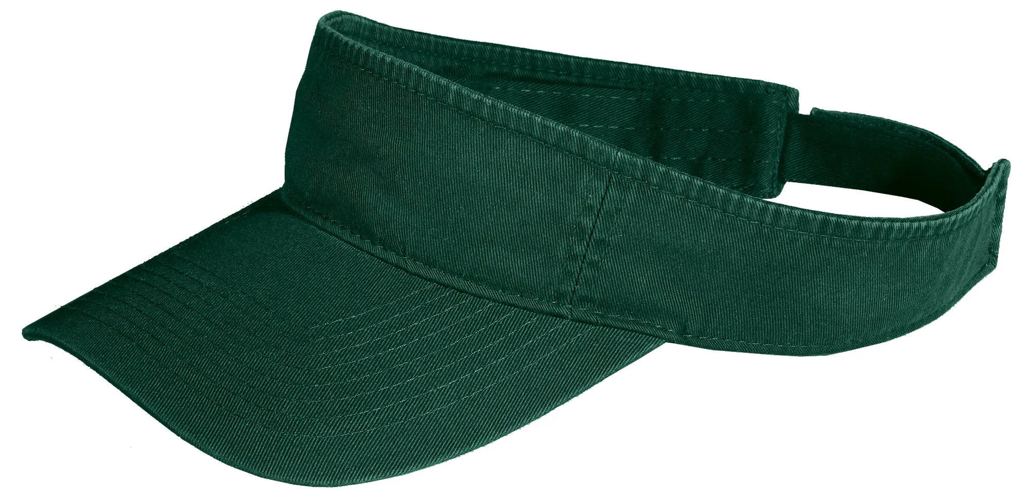 Custom Embroider Visor - Add your own embroidery logo - 4in W x 1in H