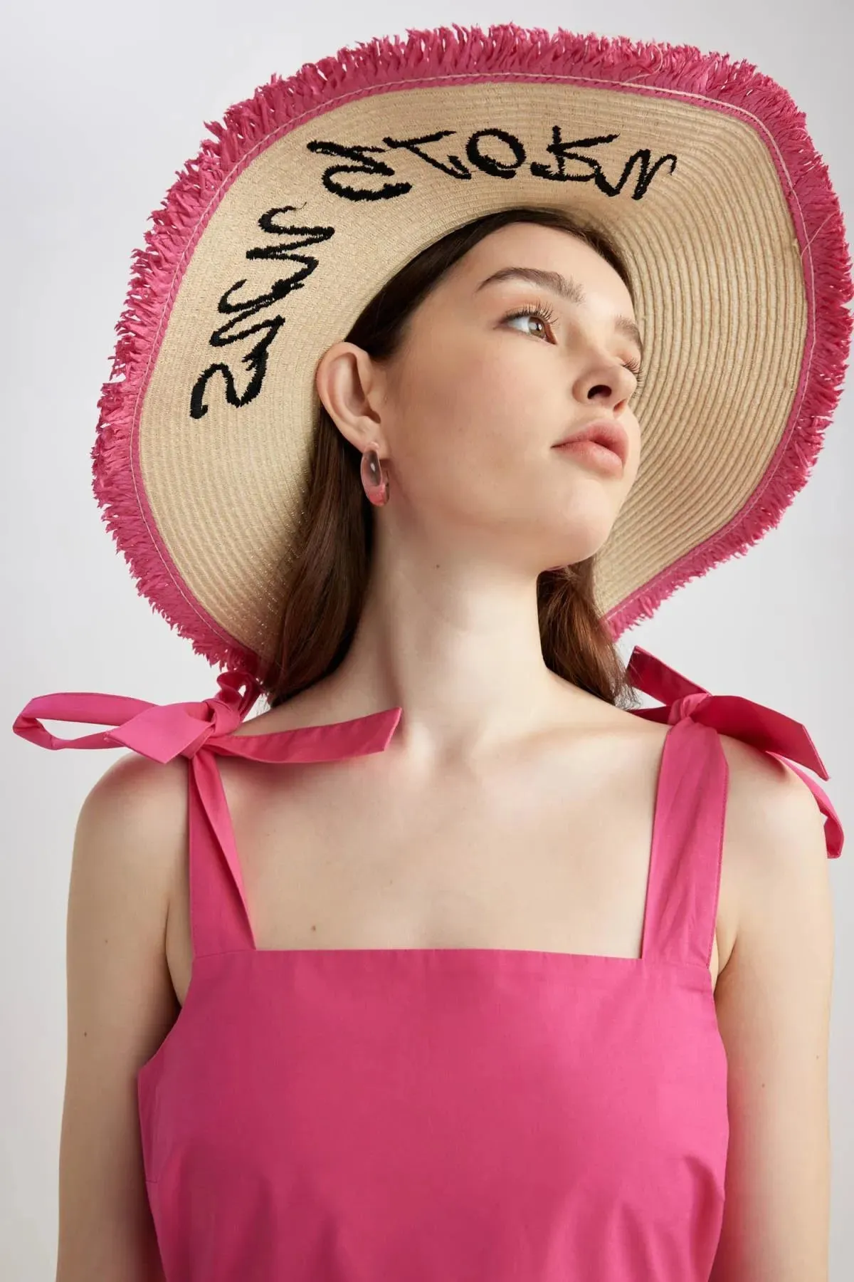 Defacto Women's Trilby Straw Hats