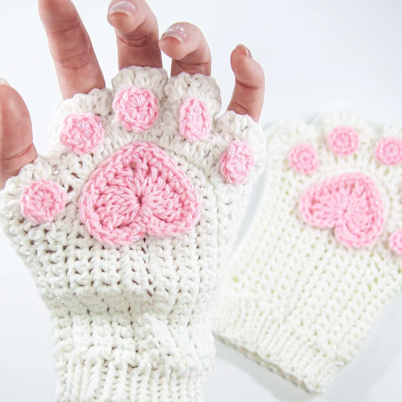 DIY Glow-in-the-Dark Cat Paw Gloves