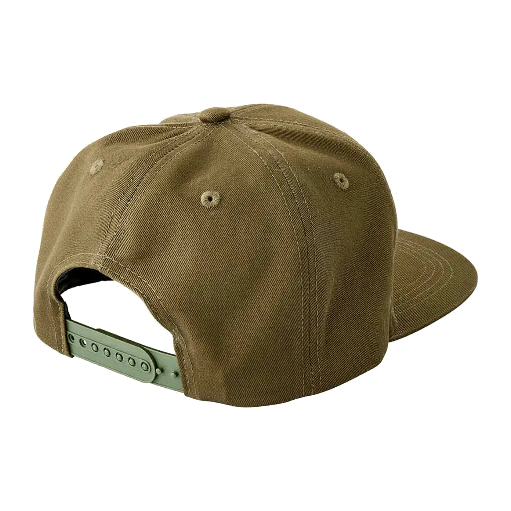 Embroidered Snapback Cap Army Green - Bundle Item