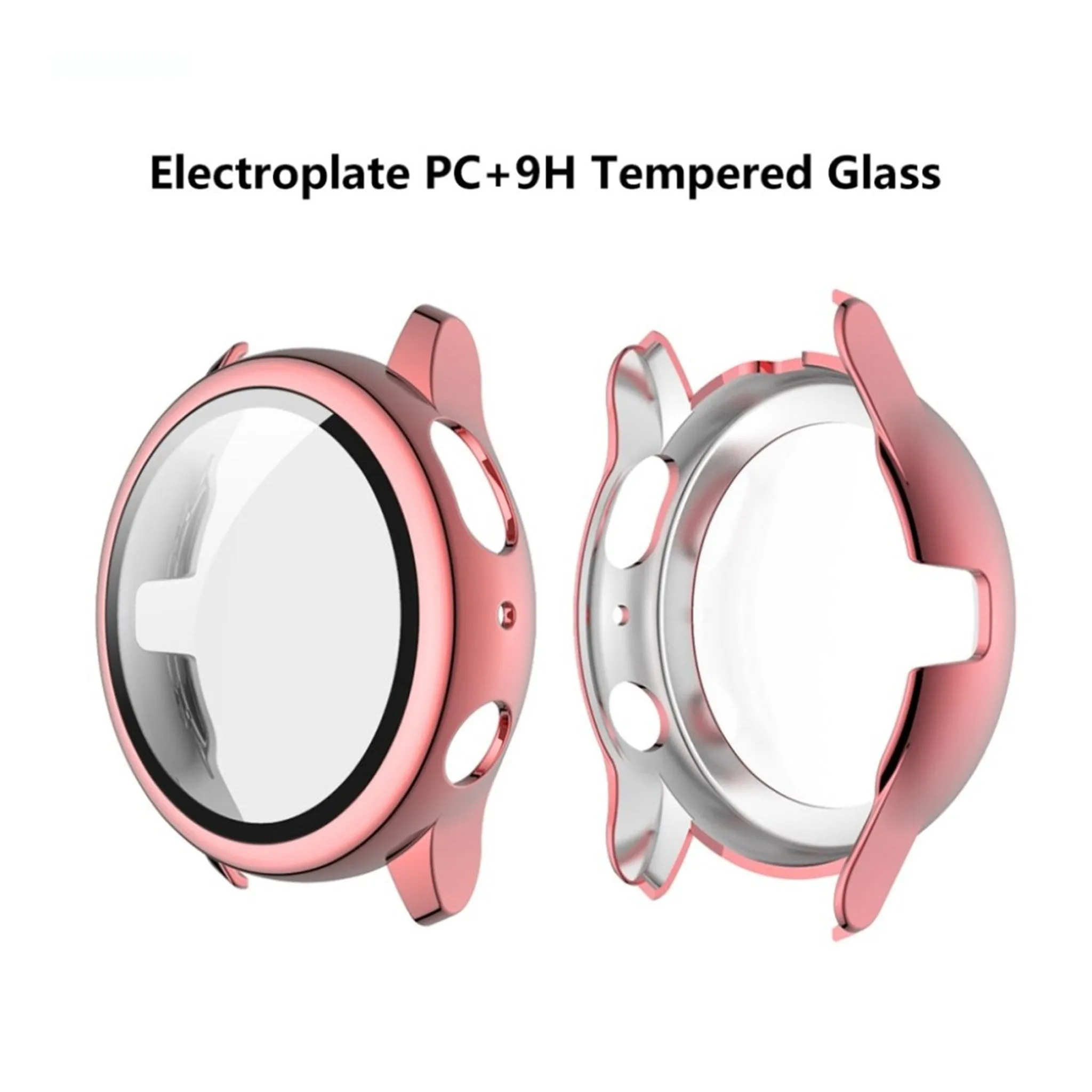 ENKAY HAT PRINCE electroplating frame for Samsung Galaxy Watch Active 2 - 44mm - Pink