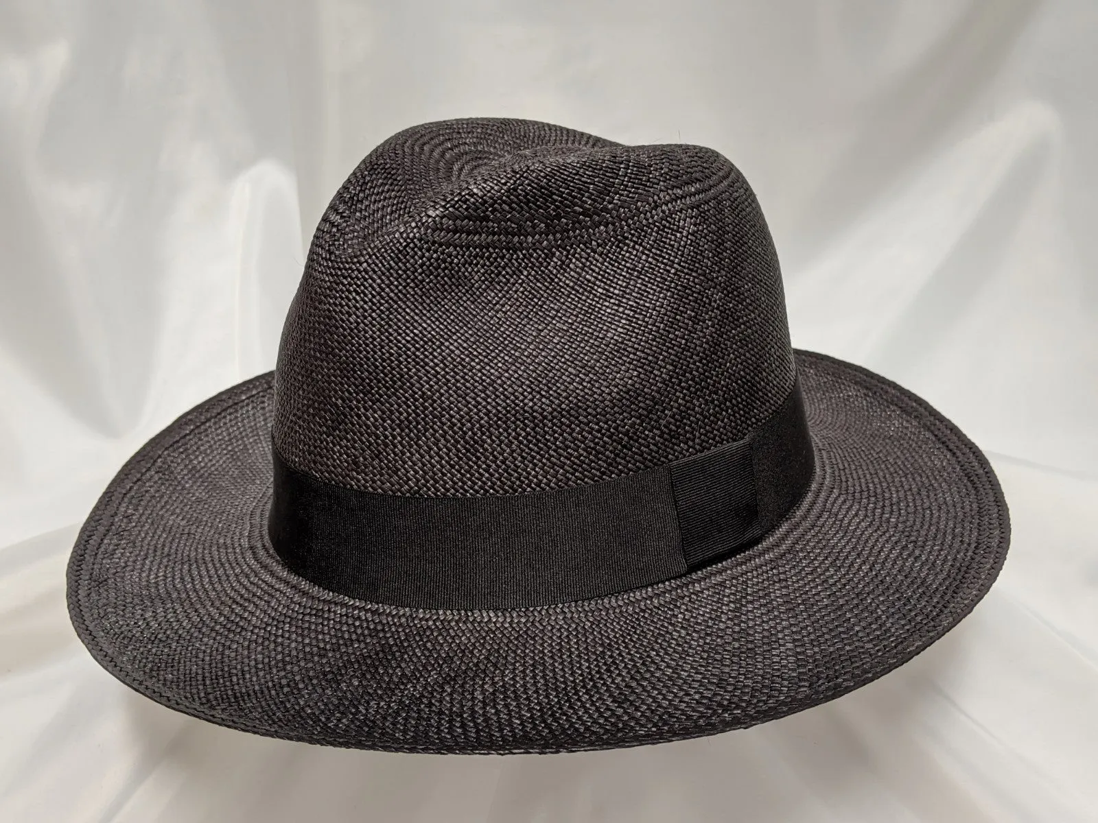 Fedora 7 5/8 (61) - Black (Montecristi Panama) #20-148