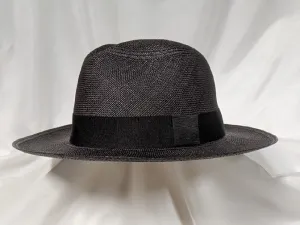 Fedora 7 5/8 (61) - Black (Montecristi Panama) #20-148