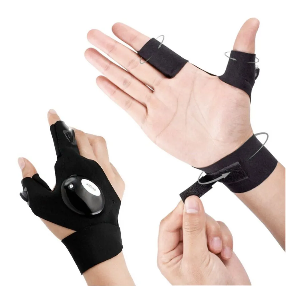 Flash Light LED Gloves Multipurpose