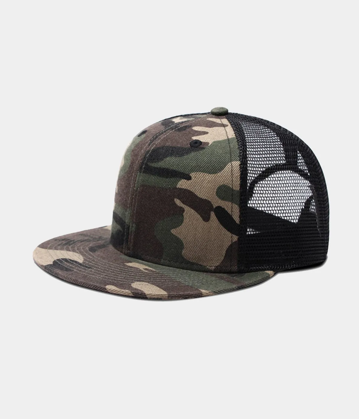 FLAT MESH CAP.