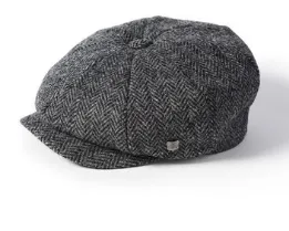 Glen Appin of Scotland Harris Tweed Flat Cap