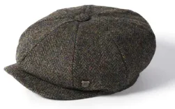 Glen Appin of Scotland Harris Tweed Flat Cap