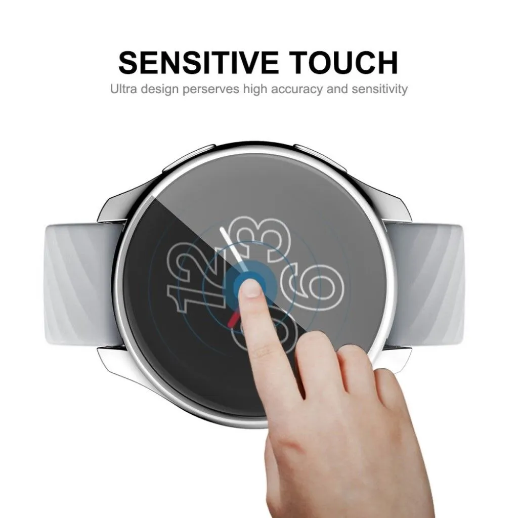 HAT PRINCE OnePlus Watch transparent cover - Silver