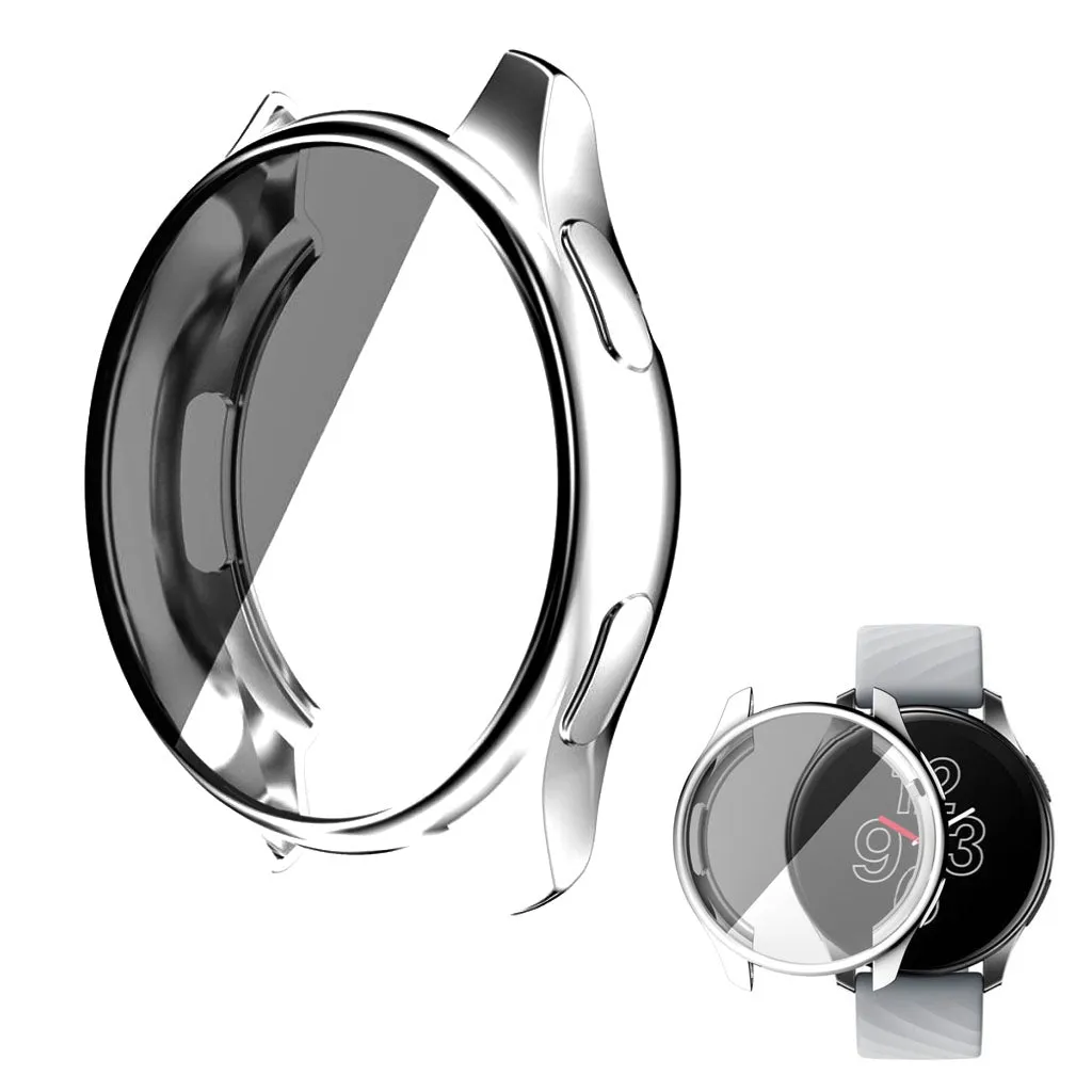 HAT PRINCE OnePlus Watch transparent cover - Silver