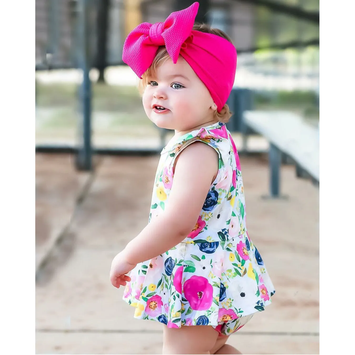 hot pink "chandler" headwrap