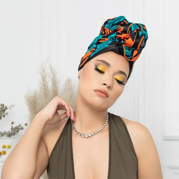 Kalima Silk Lined Headwrap - Head Wraps