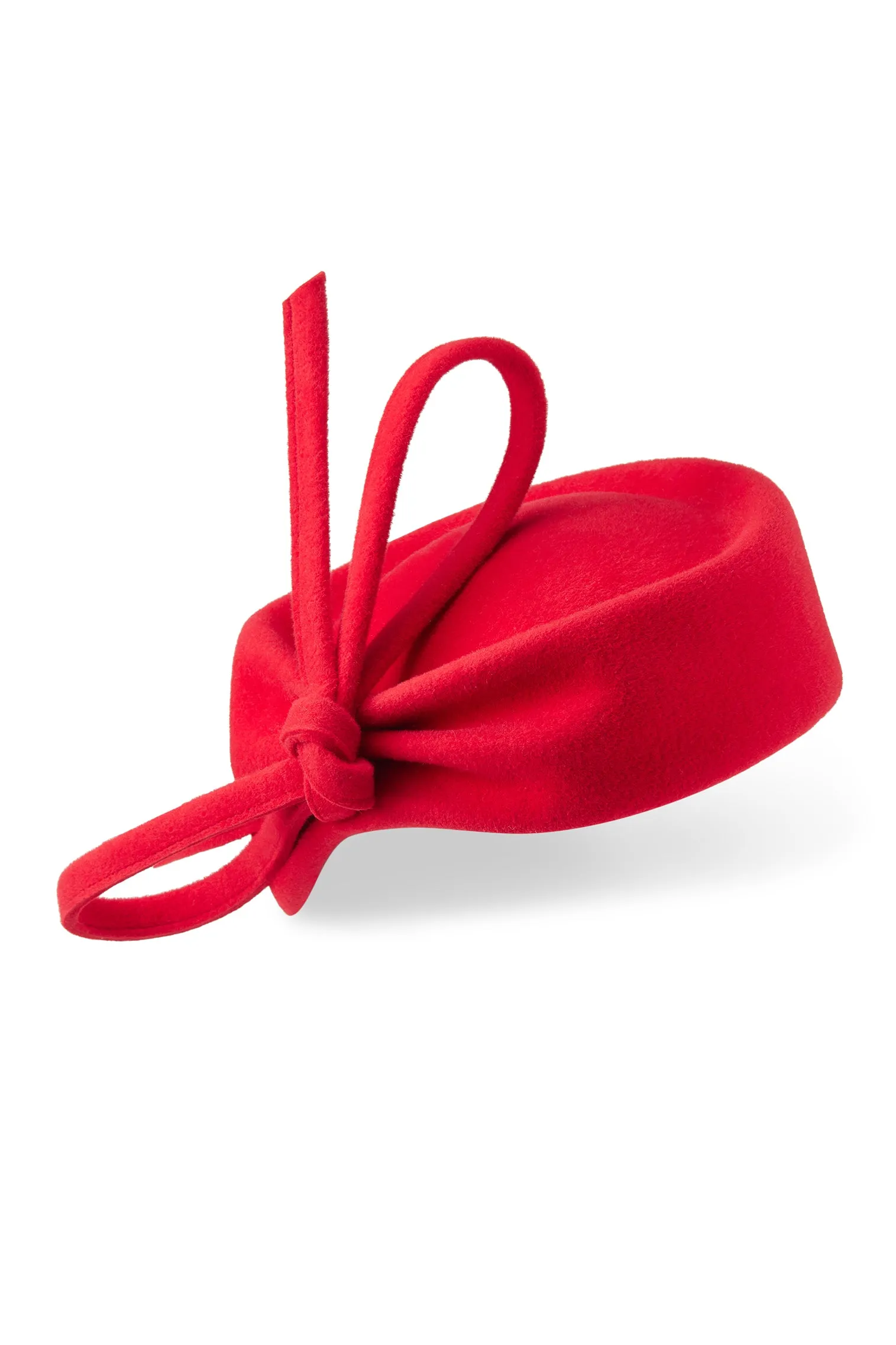 Mayfair Red Pillbox Hat