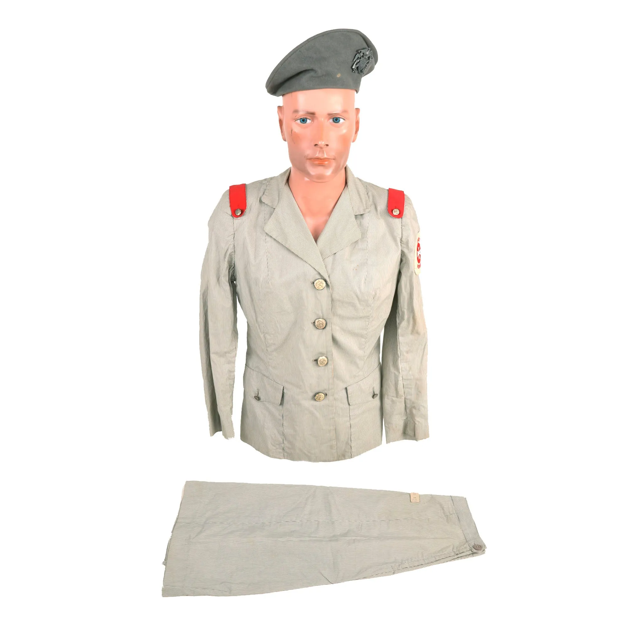 Original U.S. WWII Named Cadet Nurse Corps Uniform Set & Cap - Dorothy Fry Class of 1944