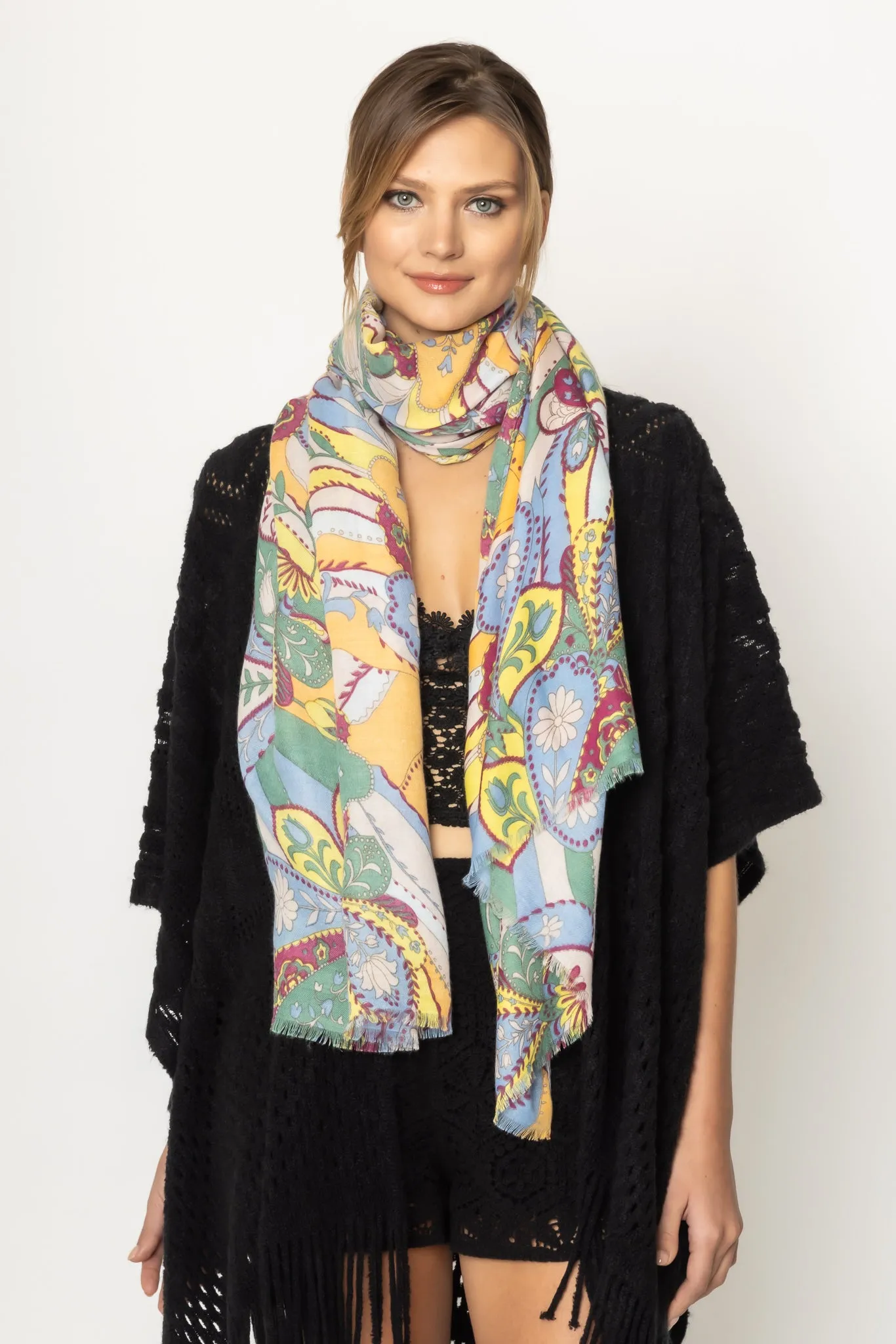 Paisley Print Scarf