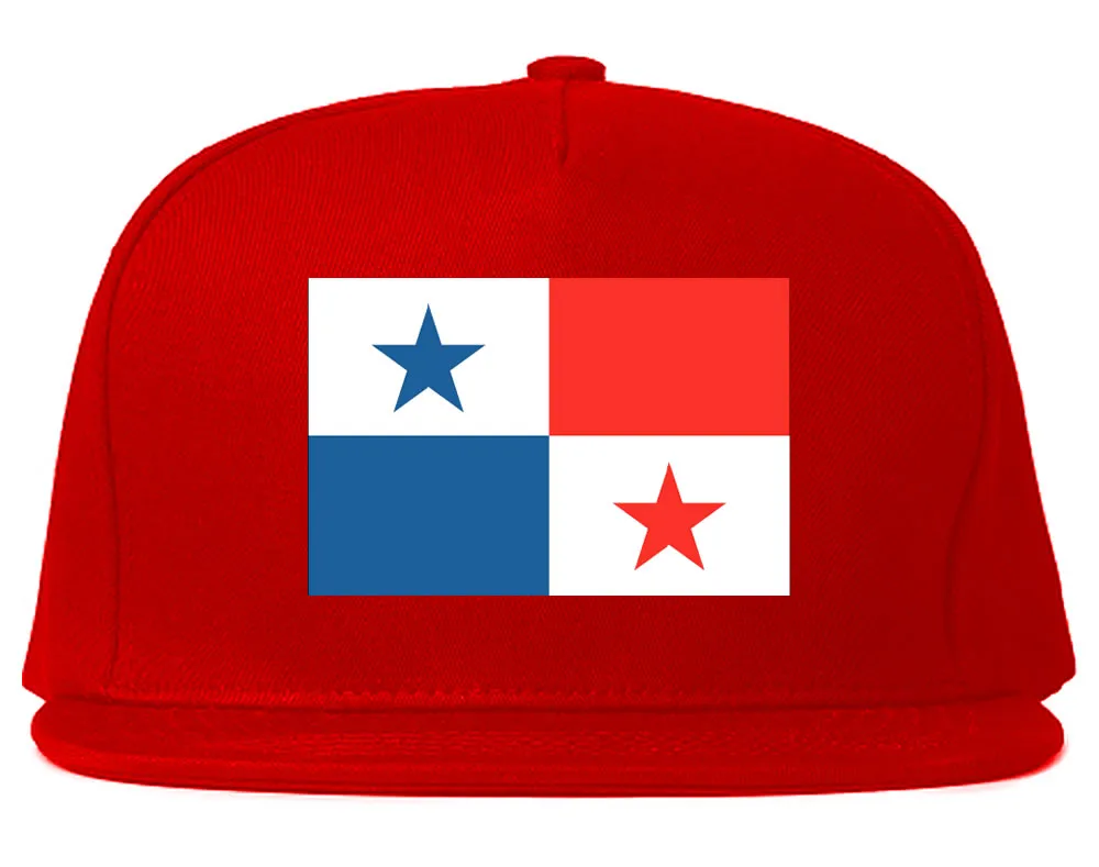 Panama Flag Country Printed Snapback Hat Cap