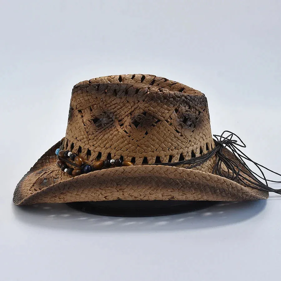 Panama Soft Shaped Straw Hat Wide Brim Sun Hat