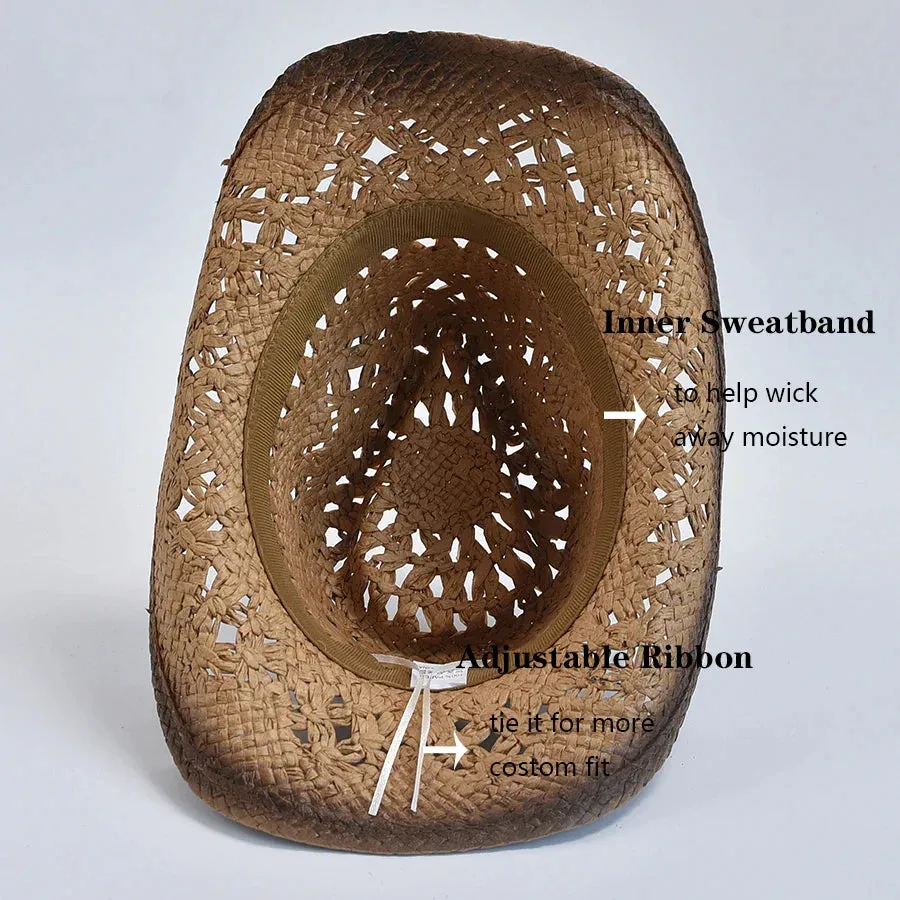 Panama Soft Shaped Straw Hat Wide Brim Sun Hat