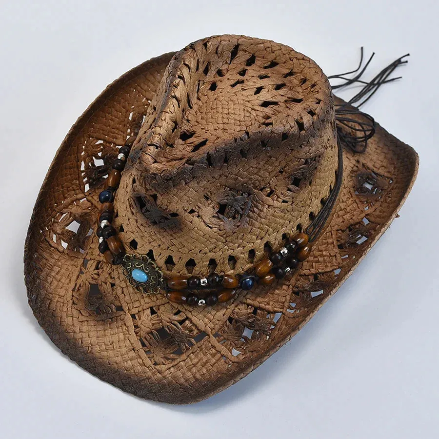 Panama Soft Shaped Straw Hat Wide Brim Sun Hat