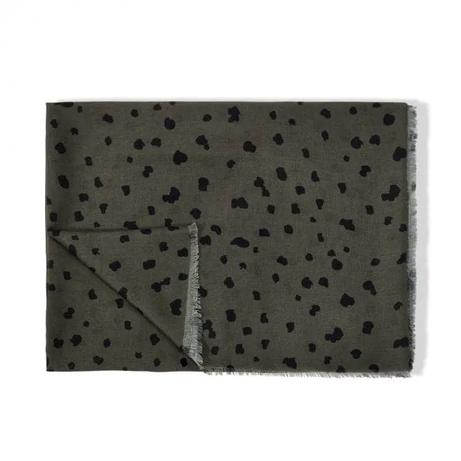 Polka Dot Printed Scarf KLS497