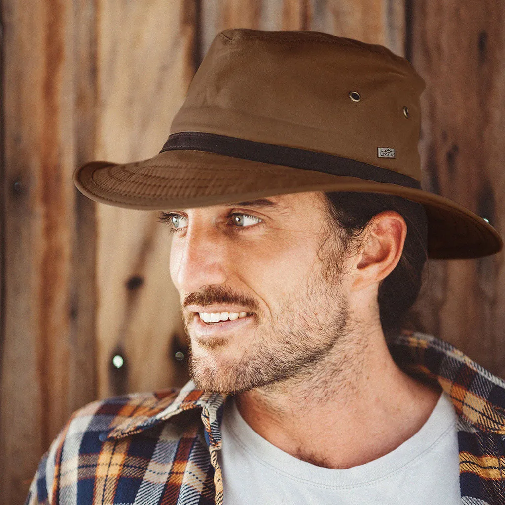 Portland Waxed Cotton Rain Hat