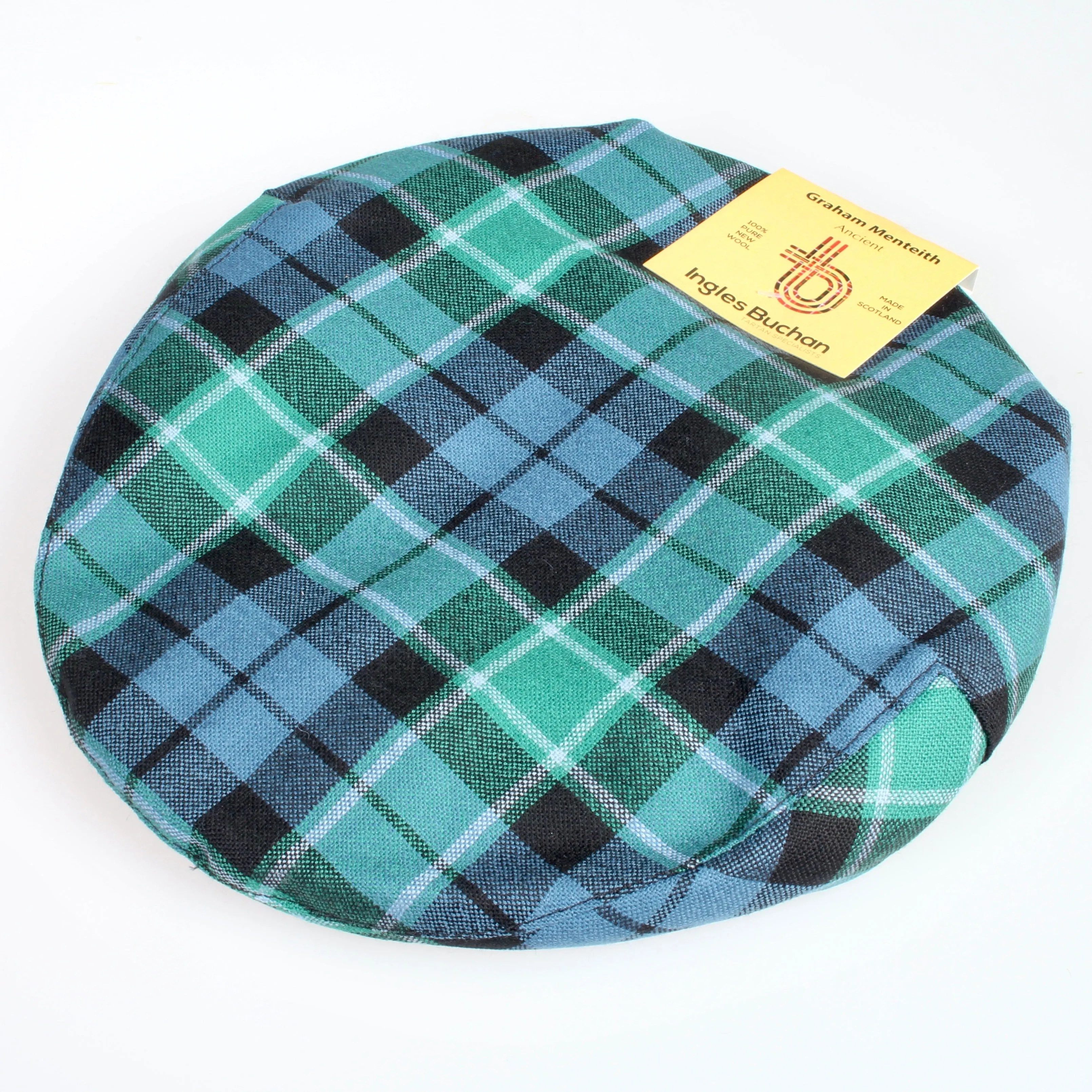 Pure Wool Golf Cap in Graham of Mentieth Ancient Tartan