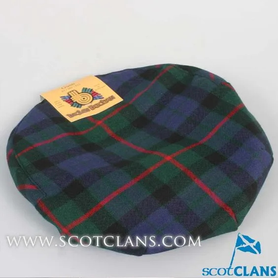 Pure Wool Golf Cap in Gunn Modern Tartan