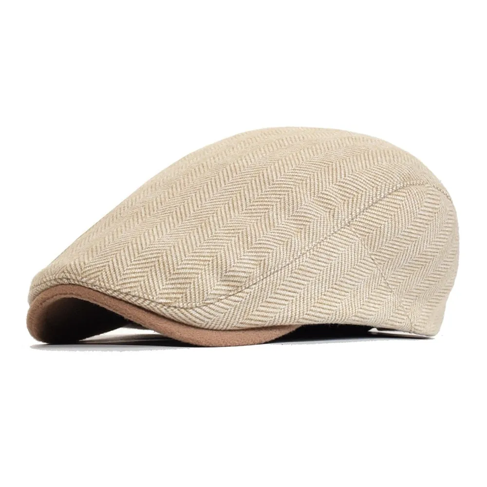 "Dubois" Cotton Flat Cap