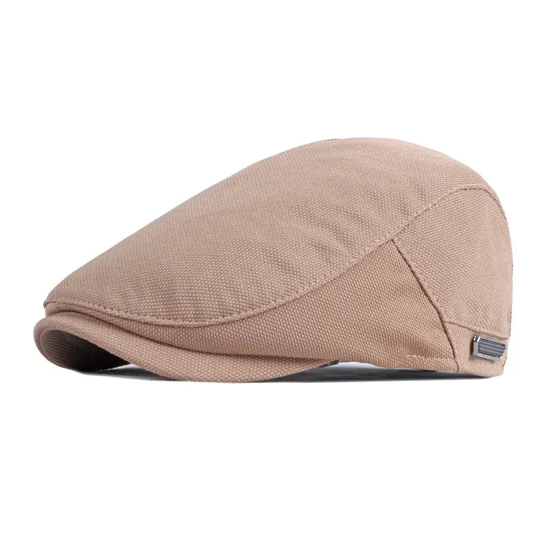 Solid Color Classic Versatile Flat Cap