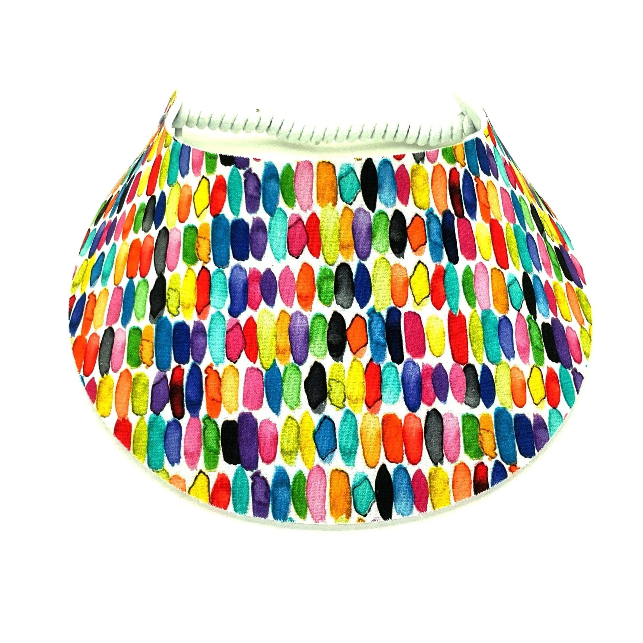 Splash of Color Patterns Foam Sun Visor