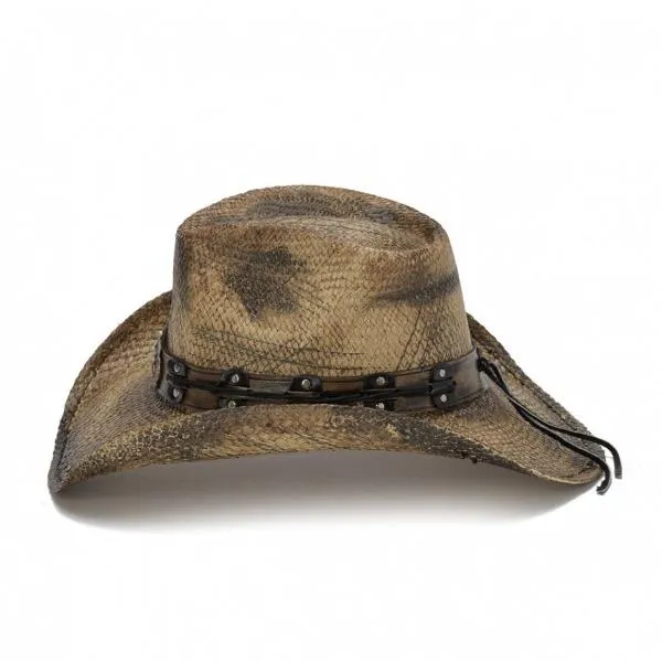 Stampede Men's Distressed Western Hat - The Slashed