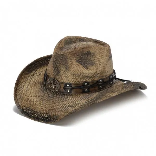 Stampede Men's Distressed Western Hat - The Slashed