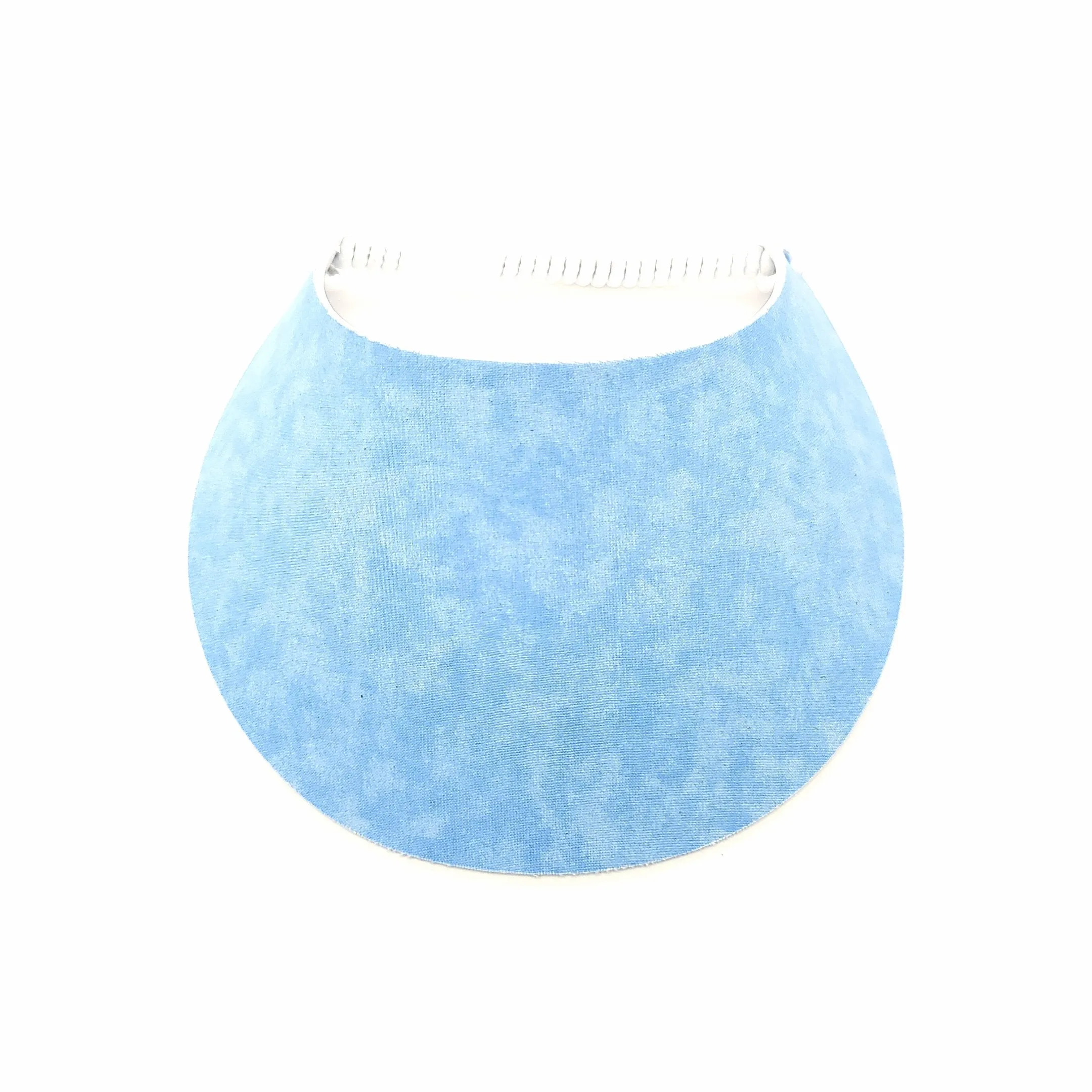 Suede Blues, Greys and Greens Print Foam Sun Visor