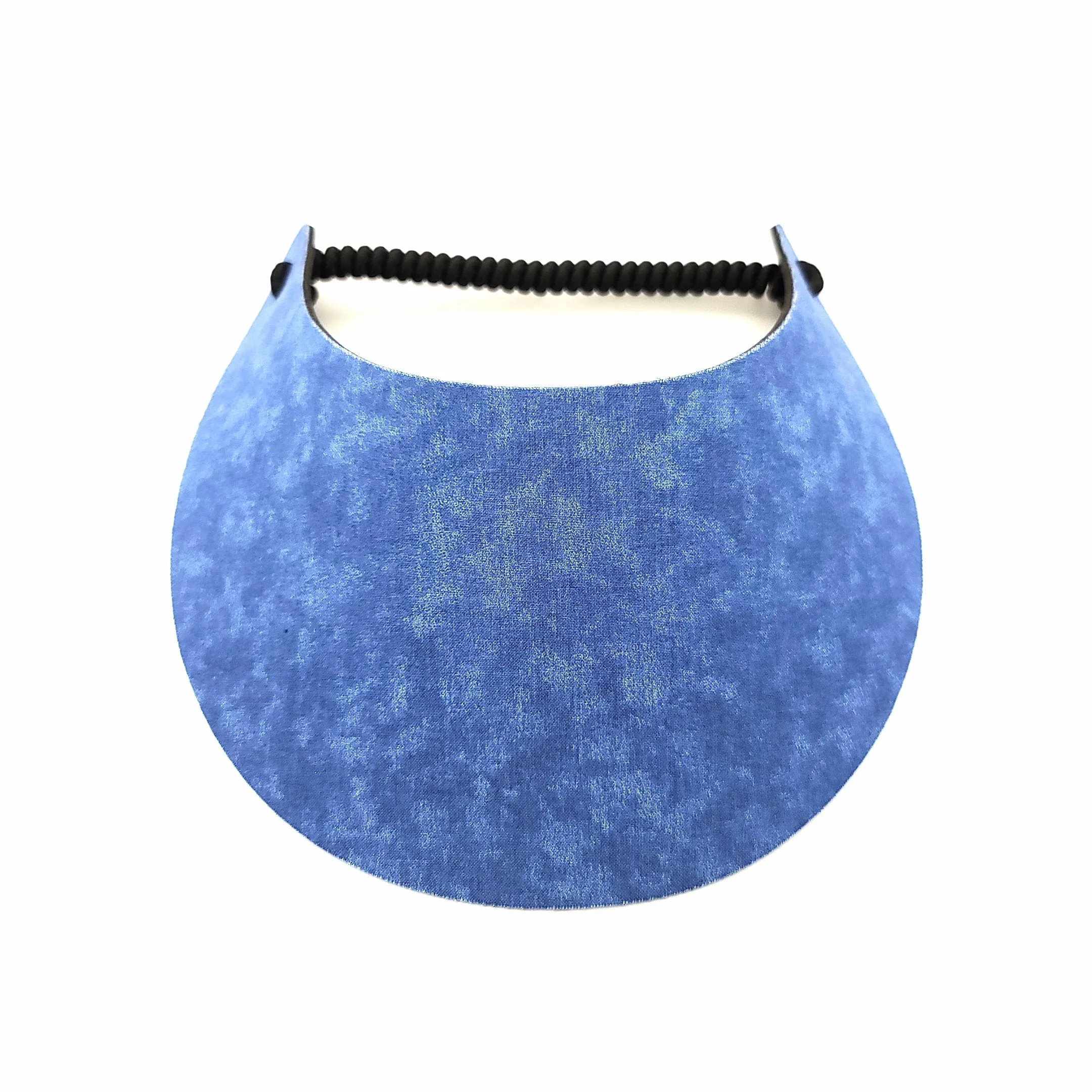 Suede Blues, Greys and Greens Print Foam Sun Visor